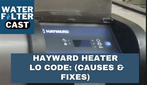 Hayward pool heater error codes lo. We have a standalone spa with this 200,000 BTU gas heater. To me, this is superior to the typical electric heated self-contained systems because it heats cold tap water to 104 degrees in about 30 minutes in our 250 gallon spa. 