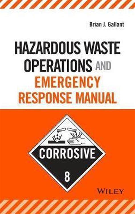 Hazardous waste operations and emergency response manual by brian j gallant. - Zen habits by leo babauta handbuch für das leben english edition.