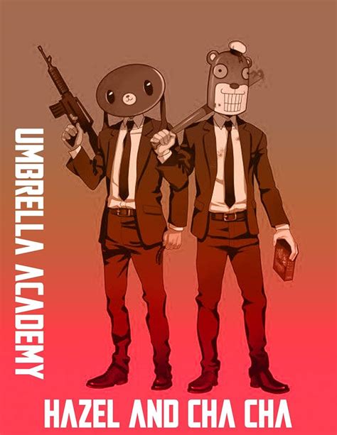 Hazel and ChaCha from the Umbrella Academy Design Illustrations