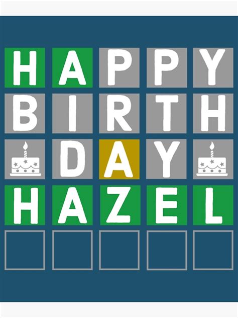 Hazel wordle. Connections is the latest New York Times word game that's captured the public's attention. The game is all about finding the "common threads between words." And just like Wordle, Connections ... 