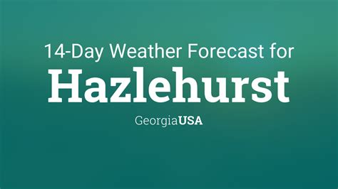 Hazlehurst, GA 10-Day Weather Forecast - The Weather …