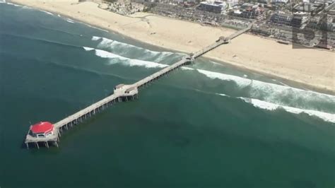 Hazmat team responds to oil sheen off Huntington Beach coast