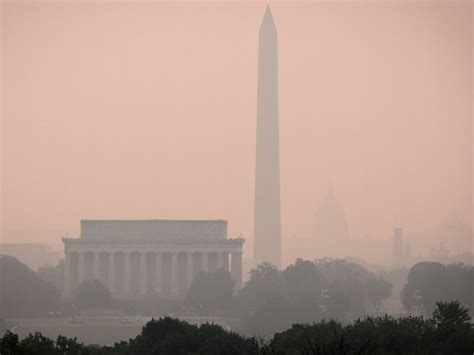 Hazy skies linger in DC region as Code Orange alert persists