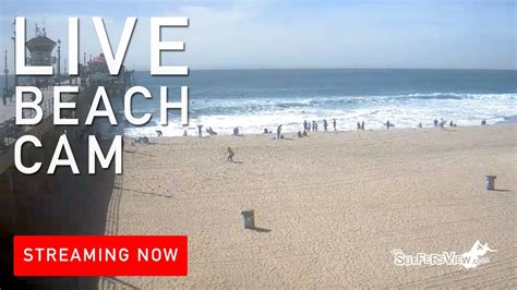 Huntington Beach, CA Webcams. View live cams in Huntington Beach and enjoy scenic views before you go. Check the current weather, surf conditions, and see what’s happening at popular beach towns. Discover the best places to visit in California and have a look at what's going on live. Popular Beaches Nearby 