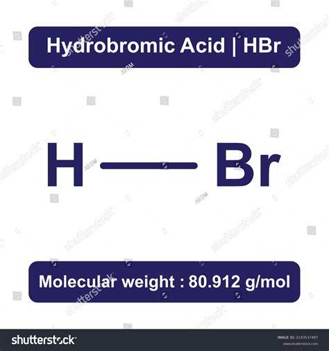 Hbr as an acid.  Simple to use laboratory reference chart for scientists, r...
