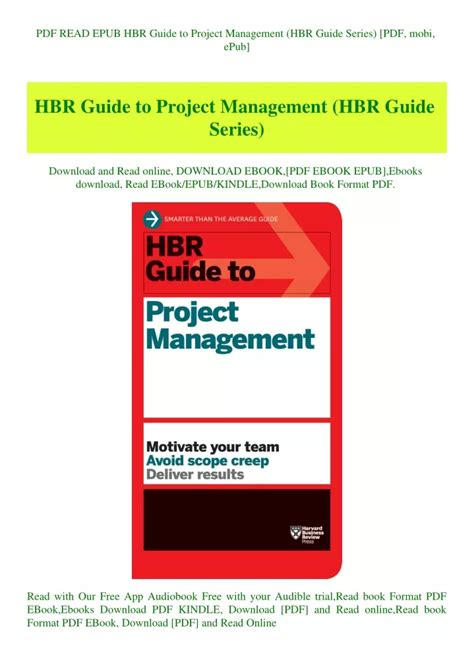 Hbr guide to project management epub. - Toyota l cruiser prado 120 owners manual.