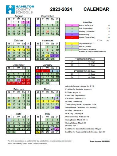 23-24 DISTRICT CALENDARS. District Academic Calendar. This calen