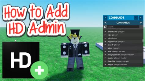 Hd admin script mobile.  Learn how to quickly add HD Admin commands to your Roblox game usi...