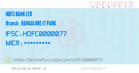 Hdfc Bank Ltd Bangalore Ulsoor Branch IFSC Code - Bangalore Urban