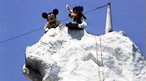 He climbed Disneyland’s Matterhorn mountain 300 times with Mickey and Goofy