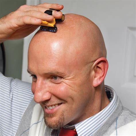 Head shave men. You could be the first guy in history to make a comb-over work. But whenever we poll men, the answer is clear : It’s best to bite the bullet and shave your head. It’s easy in theory, but hard ... 