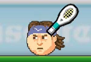 Get ready to beat the challenge in Sports Heads: Tennis Open.In this cool 2-player tennis tournament you have to maneuver your racy sports head over the court. Time your jumps well and swing the bat to hit the ball as you also can aim for different power-ups, which will affect the tennis ball's physics in different ways.