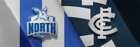 Head to Head Between North Melbourne and Carlton