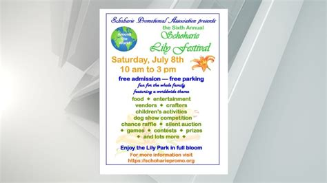 Head to Schoharie for the 6th annual Lily Festival