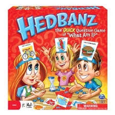 Headband game. The objective of Hedbanz is to be the first player to get rid of all of your chips. In some versions of the game, the objective is to be the first to correctly guess three cards from your headband. Note: Hedbanz rules have changed a little over the years. I will note below where versions of the game have different rules. Setup. 