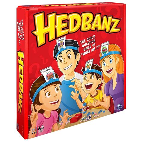 Headbanz game. This item: Hedbanz Lightspeed Game with Lights & Sounds Family Games Games for Family Game Night Kids Games Card Games for Families & Kids Ages 6 and up . $9.99 $ 9. 99. Get it as soon as Tuesday, Feb 20. In Stock. Ships from and sold by Amazon.com. + 