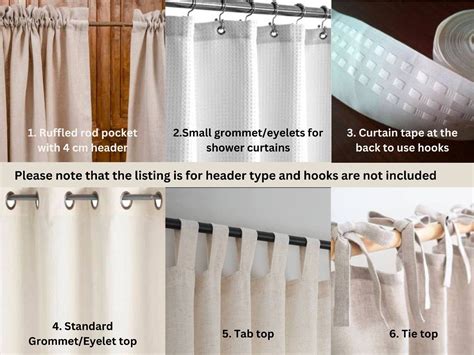 Header Tape Curtains - Etsy