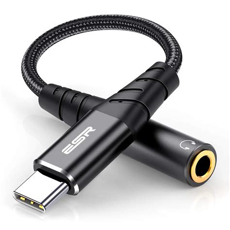 The USB-C to 3.5mm Headphone Jack Adapter lets you connect devices that use a standard 3.5mm audio plug — like headphones or speakers — to your USB-C devices. ….