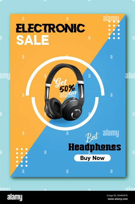 Headphones Flyer Flyer Templates GraphicRiver