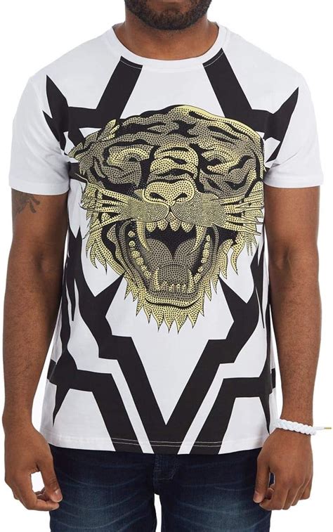 Heads or Tails Tiger With Chain Rhinestone T Shirt on SALE Saks …