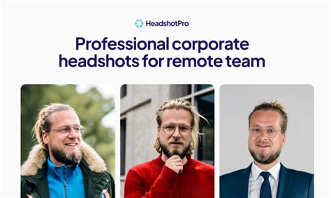 HeadshotPro: Professional corporate headshots for remote teams