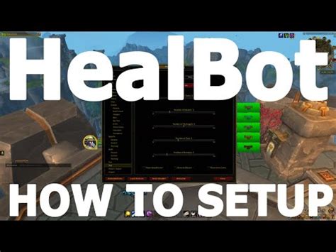 Healbot setup.  I started using healbot which has been a lot of fun because I can dps with my le...