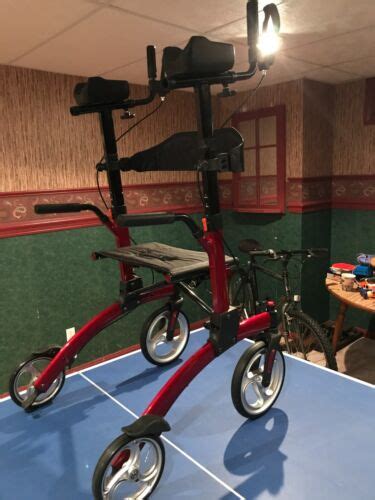 Healconnex Rollator Walker, Model: HCT-9291D Red/Black eBay