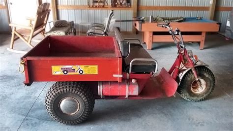 Heald hauler for sale. The Heald Hauler I am about to re-launch a 4 wheeled hauler I resurrected from a salvage yard. The shift fork had a pin that sheared off, there was a cracked bearing and the carb needed re-building. ... (Heald) stopped building the 3 wheelers but continued with the 4 wheel heavy hauler until about 2000 when they sold the tooling/drawings to MTD ... 