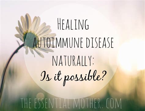 Healing Autoimmune Disease Naturally: Is it Possible? — The …