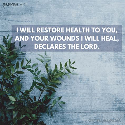 This free resource is a collection of healing scriptures audios...audio recordings of numerous healing scriptures from the Bible, spoken out loud with soft background music. As you listen, your mind will relax and receive these life-changing words of God's truth about supernatural healing, and your faith will be built up and activated to .... 