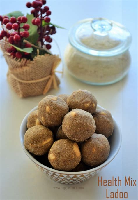 Health Mix Ladoo Recipe Happy