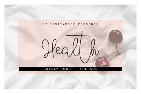 Health Script Font Free Font