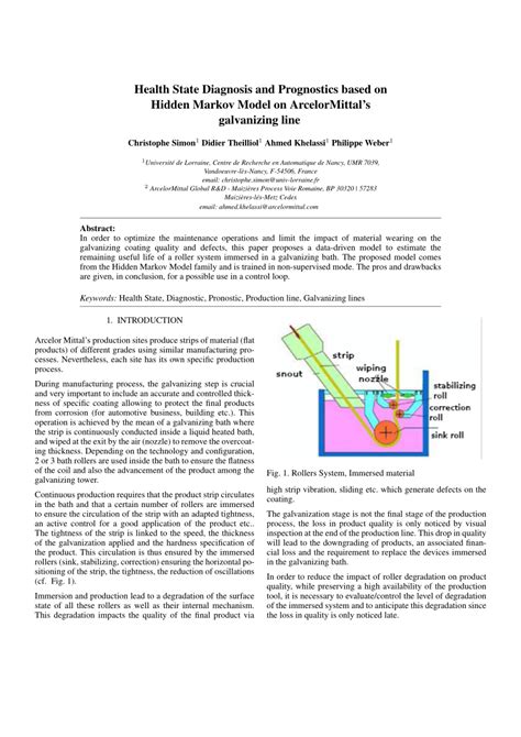 Health State Diagnosis and Prognostics based on Hidden