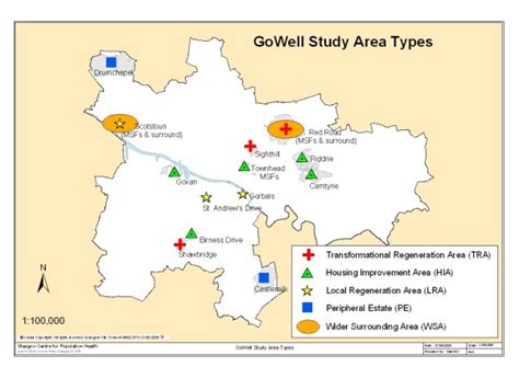 Health and wellbeing in Glasgow and the Gowell areas