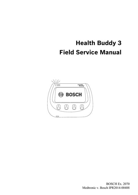 Health buddy 3 field service manual bosch healthcare. - Revista do congresso o livro eletrônico e o futuro da indústria editorial.