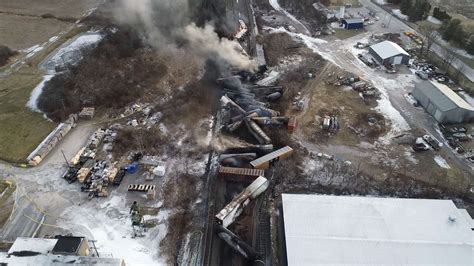 Health concerns grow in East Palestine, Ohio, after train derailment