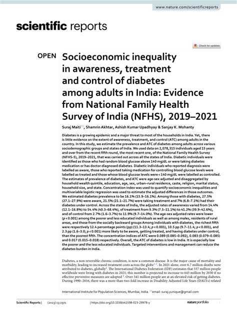 Health inequality in India Evidence from NFHS 3