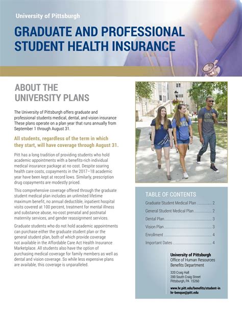 Health insurance for graduate students. The University of Arizona offers a Student Health Insurance Plan that is underwritten by UnitedHealthcare Student Resources. Coverage extends nationwide and has ... 