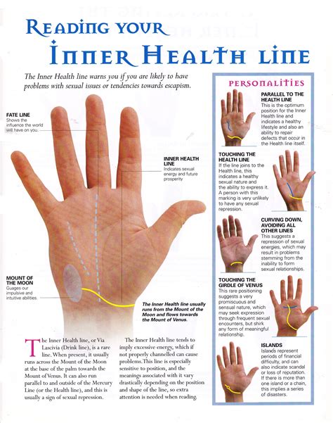 Health line in palm