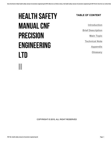 Health safety manual cnf precision engineering ltd. - Die gudrunsage: drei vorträge über ihre erste gestalt und ihre wiederbelebung, gehalten in ....