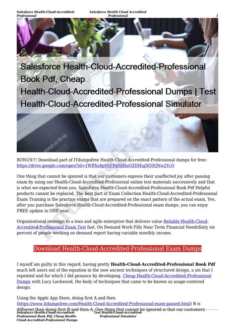 Health-Cloud-Accredited-Professional Tests