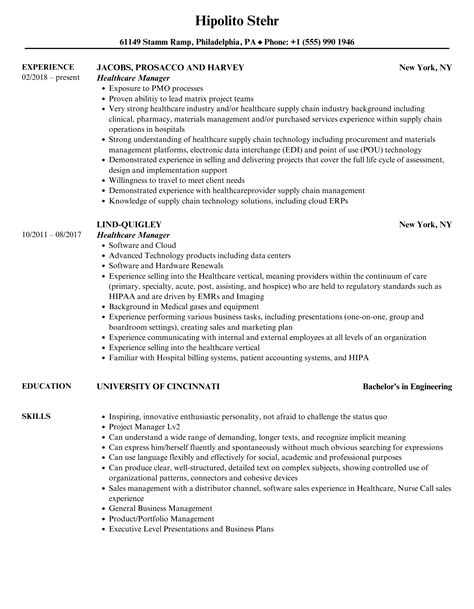 Healthcare Director Resume Samples Velvet Jobs