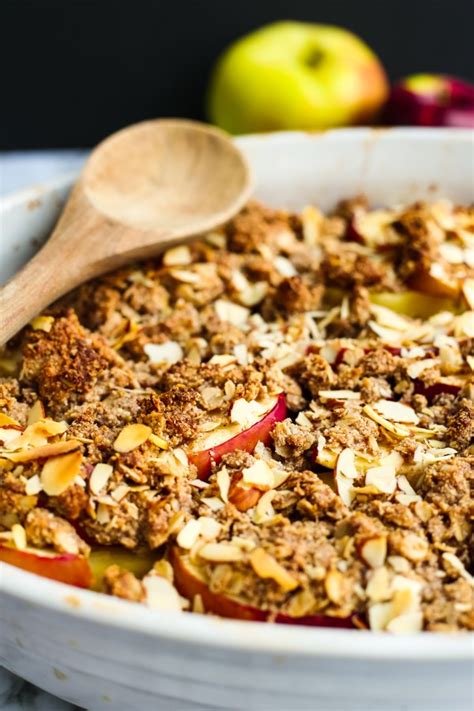 Healthier Apple Crisp