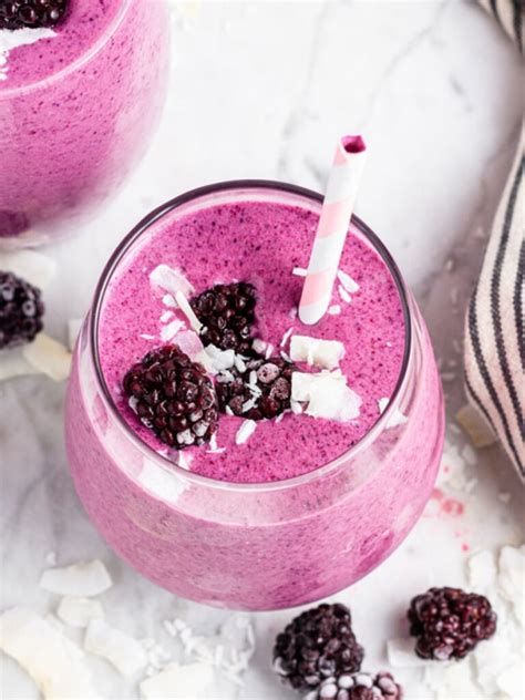 Healthy Blackberry Smoothie - Simply Quinoa