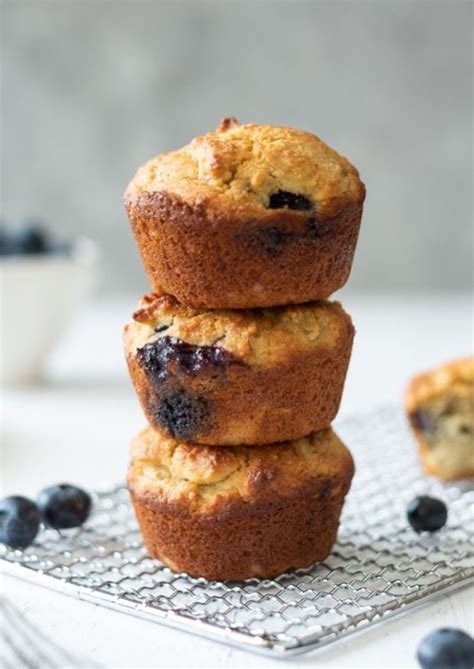 Healthy Blueberry Banana Muffins - Flavor the Moments