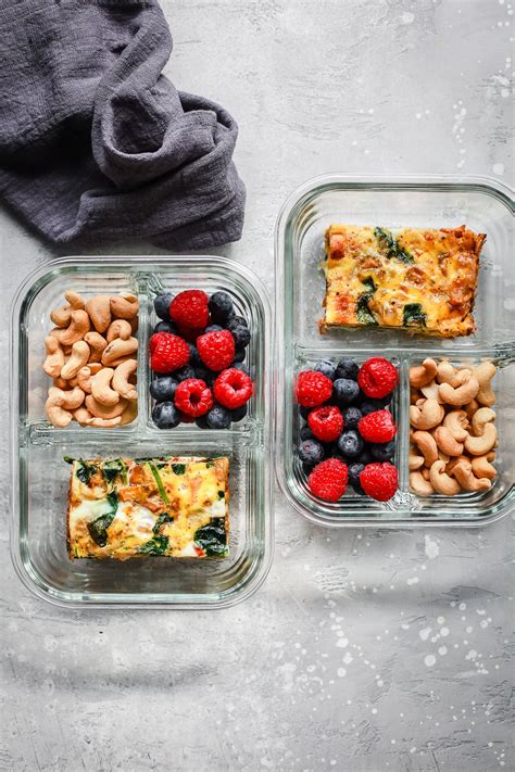 Healthy Breakfast Meal Plan Extra Breakfast Meal Prep for