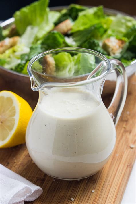 Healthy Caesar Dressing {Made with Greek Yogurt}