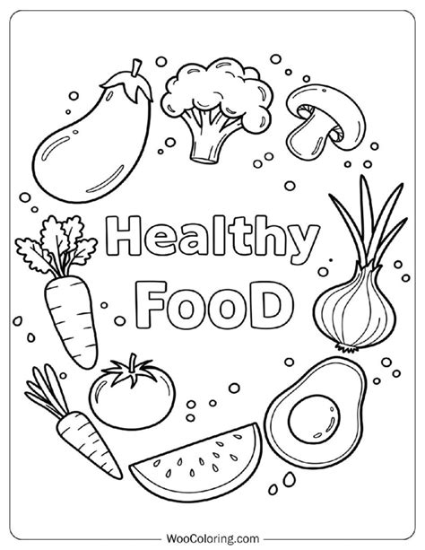 Healthy Food Coloring Shee