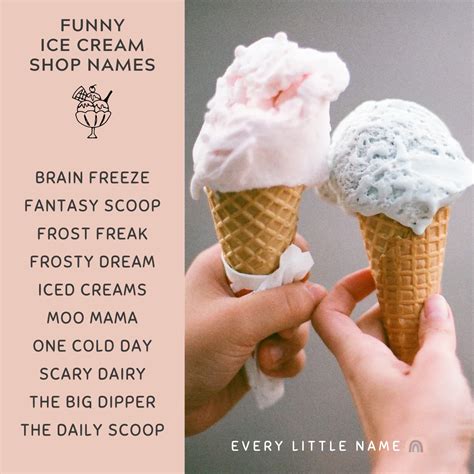 Healthy Ice Cream Names