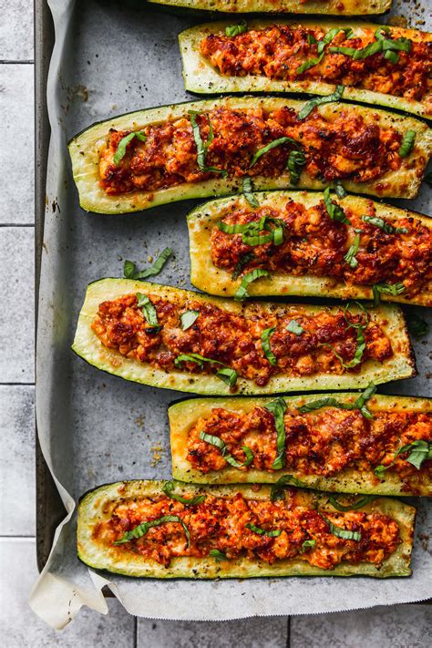 Healthy Mexican Vegan Zucchini Boats - This Healthy …